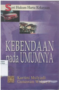 Kebendaan pada umumnya