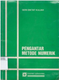 Pengantar metode numerik