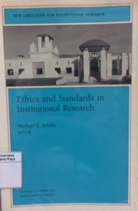 Ethics and standards in institutional research