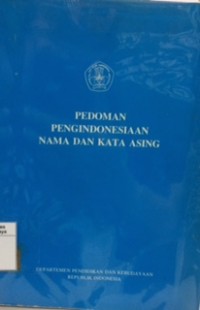 Pedoman pengindonesiaan nama dan kata asing