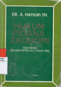 Hukum pidana ekonomi