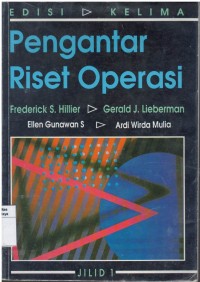 Pengantar riset operasi JIlid 1