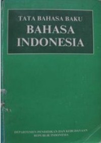 Tata bahasa baku bahasa Indonesia