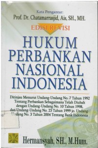 Hukum perbankan nasional indonesia