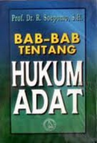 Bab-bab tentang hukum adat