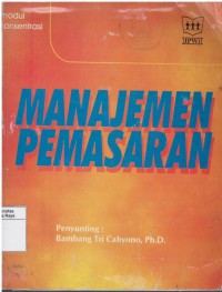 Modul konsentrasi manajemen pemasaran