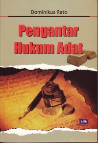 Pengantar hukum adat