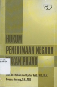 Hukum penerimaan negara bukan pajak