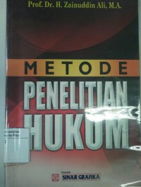 Metode penelitian hukum