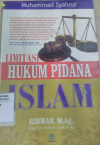 Limitasi hukum pidana Islam