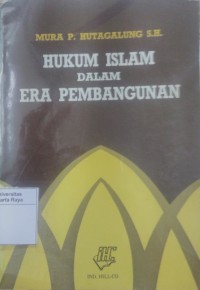 Hukum Islam dalam era pembangunan