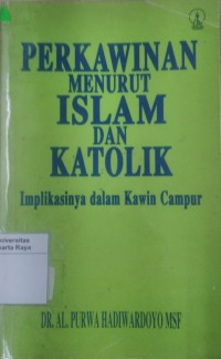 Perkawinan menurut islam dan katolik