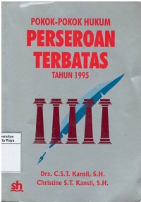 Pokok-pokok hukum perseroan terbatas tahun 1995