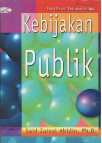 Kebijakan publik