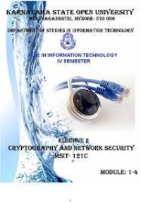 MSIT-121c (Elective 2) : Cryptography and network security