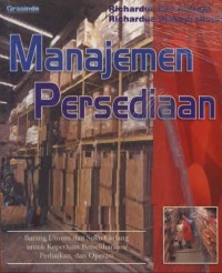 Manajemen persediaan: barang umum dan suku cadang untuk keperluan pemeliharaan, perbaikan, dan operasi