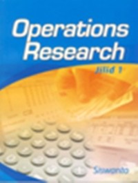 Operations research Jilid 1