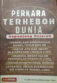 Perkara terheboh dunia : sepanjang sejarah