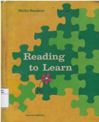 Reading to learn, second edition