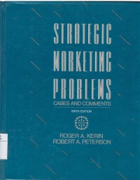 Strategic marketing problems : cases and comments