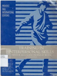 Training in interpersonal skills tips for managing people at work