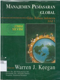 Manajemen pemasaran global edisi bahasa indonesia, jilid 1