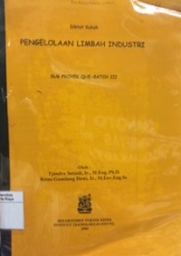 Pengelolaan limbah industri