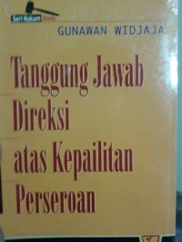 Tanggung jawab direksi atas Kepailitan Perseroan