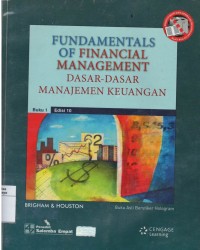 Dasar-dasar manajemen keuangan, buku 1