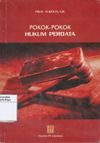 Pokok-pokok hukum perdata