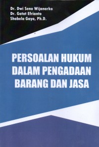 Personalia hukum dalam pengadaan barang dan jasa