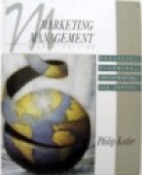 Marketing management: Analysis, planning, implementation, and control