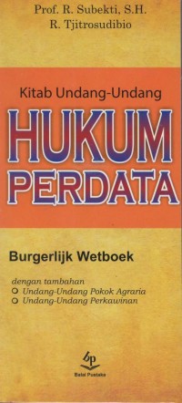 Kitab Undang-undang hukum perdata