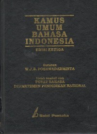 Kamus umum bahasa Indonesia