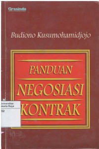 Panduan negosiasi kontrak