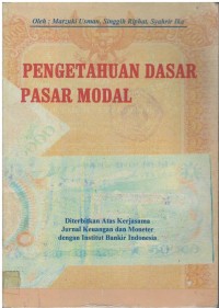 Pengetahuan Dasar Pasar Modal