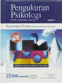 Pengukuran psikologi : prinsip, penerapan, dan isu