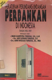 Peraturan perundang-undangan perbankan di Indonesia tahun 1992-1997