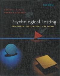 Psychological testing : Principles, applications, and issues