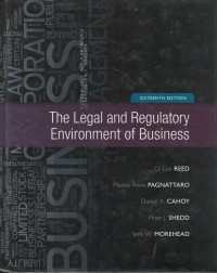 The Legal and regulatory environment of business