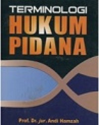 Terminologi Hukum Pidana