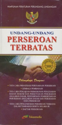 Image of Himpunan peraturan perundang-undangan perseroan terbatas